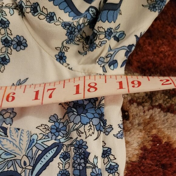 💎NWOT H&M Blue Shades/White Paisley Tunic Dress - Picture 7 of 8